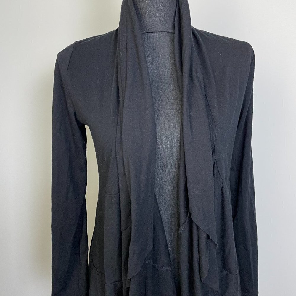 Willi Smith Womens Black Cardigan Medium